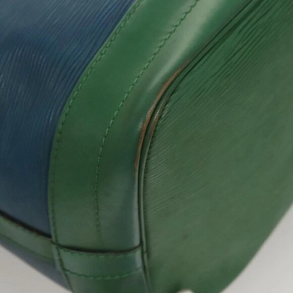 LOUIS VUITTON Epi Noe Shoulder Bag Bicolor Green Blue M44044 LV Auth 125216 - Picture 5 of 16